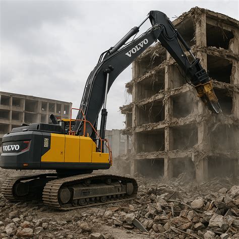 Volvo EC480E HR – (high-reach demolition) - Machines at work