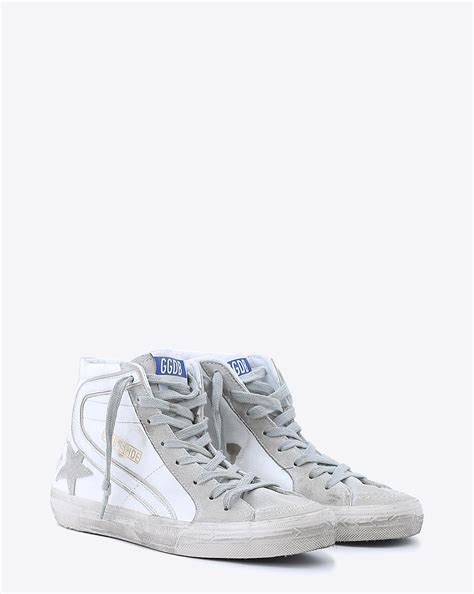 Golden Goose Woman Permanent Sneakers Slide - White Leather pour Femme