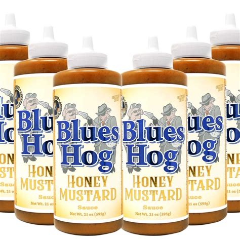 Amazon.com : Blues Hog Honey Mustard Barbecue Sauce (Pack of 6 ...