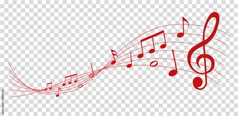 Red Music Notes 的图像结果