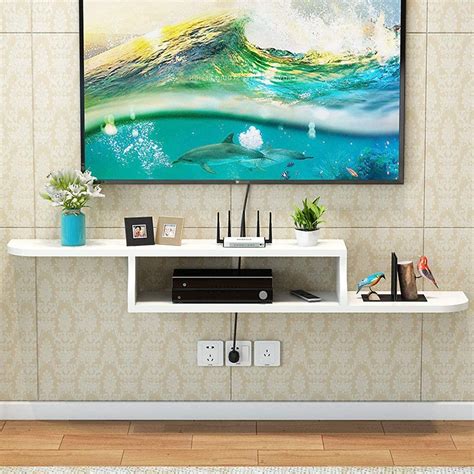 Floating Shelves For Tv Wall Wood Tv Console Floating 2 | Desertcart INDIA