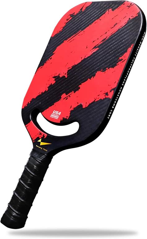 Warping Point Carbon Fiber Pickleball Paddle with Aero Throat, India | Ubuy