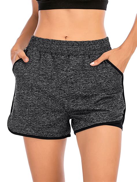 Women's Activewear Running Bike Shorts Double Layer Quick-Dry Short ...