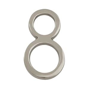 DecorTwist® Metal House Number Silver Door Numbers For Home Outdoor ...