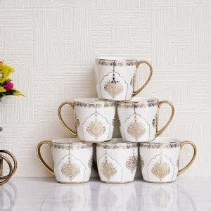 Femora Pack of 6 Bone China India Ceramic Fine Bone China Imperial ...