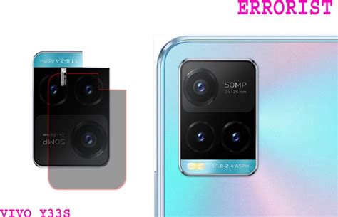 ERRORIST Back Camera Lens Glass Protector for VIVO Y33S, VIVO Y33, VIVO ...
