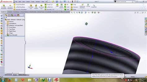 Create Custom Thread SolidWorks 的图像结果