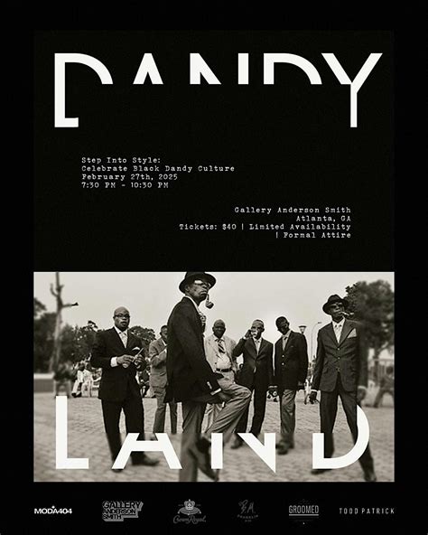 Dandyland, Gallery Anderson Smith, Atlanta, 27 February 2025 | AllEvents
