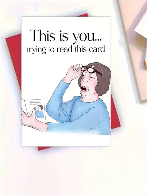 1pc Funny Birthday Greeting Card, Special Gift For Mom, Suitable For ...