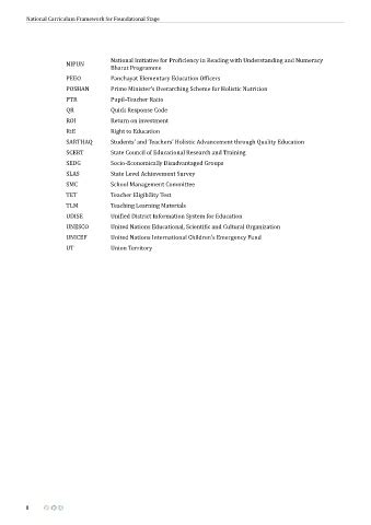 Page 8 - National Curriculum Framework for Foundational Stage 2022