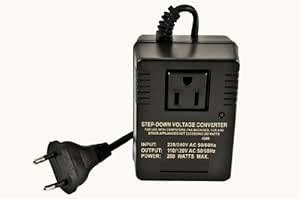 VCT VM 200 Deluxe Step Down Voltage Converter for Travel to 220V / 240V ...