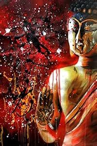 Buy wallpics® Lord Gautam Buddha Painting Poster Fully Waterproof Vinyl ...