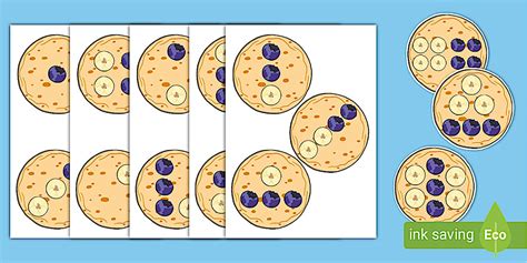 👉 Conceptual Subitising Pancake Dot Plates | Twinkl