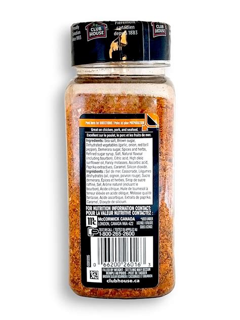 Club House Brown Sugar Bourbon Seasoning 362g/12.8 oz