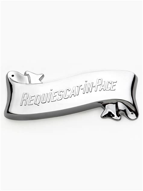 Small Rest In Peace Latin Silver - Hickey & Co