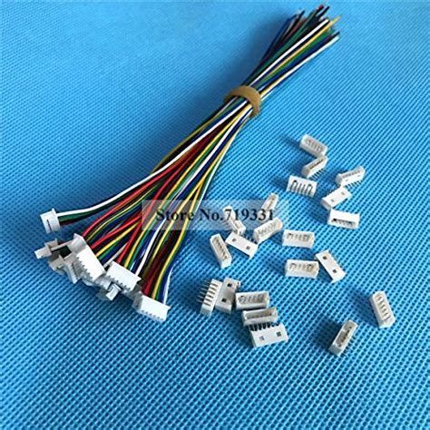Generic Micro JST 1.25mm 1.25 JST 6P 6-Pin Male Connector with Wire ...