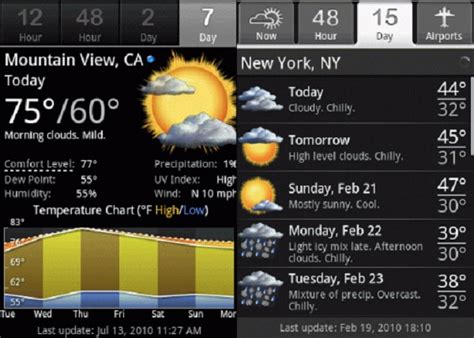 Free Weather Apps for Android 的图像结果