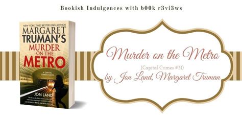 #BookReview :: Murder on the Metro (Capital Crimes #31) by Jon Land ...