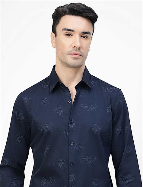 Buy Cotton Rich Floral Print Spread Collar Shirt at Marks & Spencer
