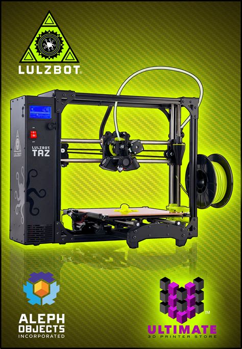 The All New Lulzbot Taz 6 - Desktop 3D Printer– Ultimate 3D Printing Store