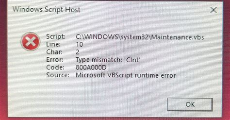 Image result for Windows Script Host Error at Startup