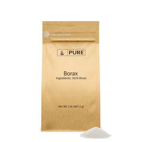 PURE ORIGINAL INGREDIENTS Borax Powder (2 lb) Sodium Borate ...