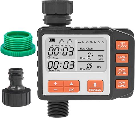 Amazon.com: KOCASO Sprinkler Timer 3 Programmable Water Timer for ...