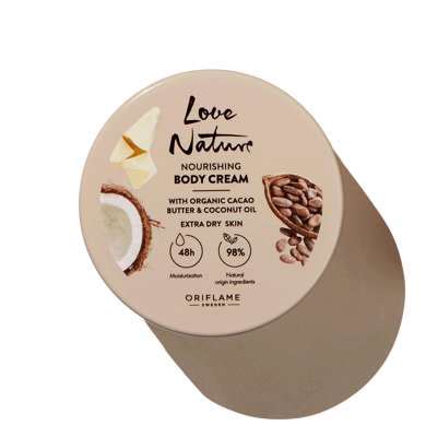 Nourishing Body Cream with Organic Cacao Butter & Coconut Oil (42991 ...