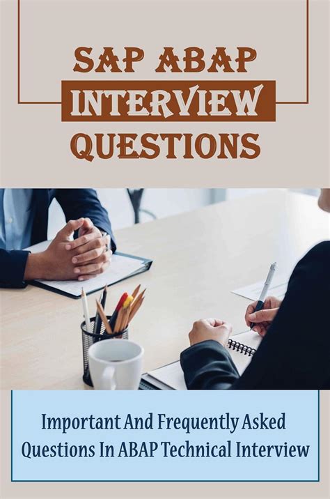 SAP ABAP Interview Questions: Important And Frequently Asked Questions ...