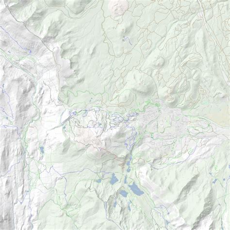Mammoth Lakes - Trail Steepness Map by Orbital View, Inc. | Avenza Maps