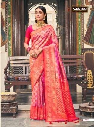 Sangam Prints Festive Rajpari Kanjeevaram Silk Saree