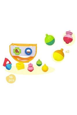 Jeu d'encastrement Lalaboom Boîte à formes 16 pièces | Darty