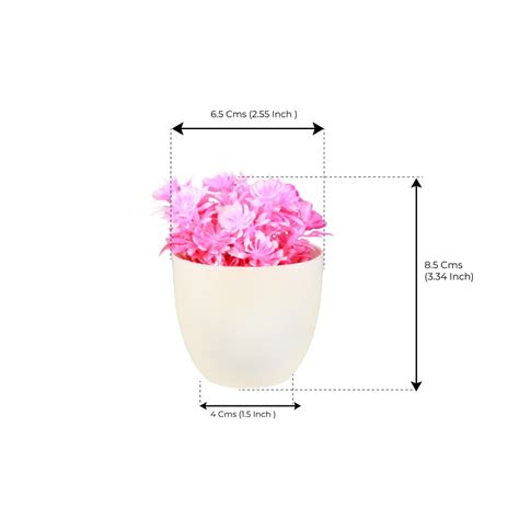 Artificial Potted Pink Shrub – TrustBasket