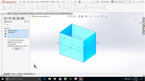 Image result for Intersection Feature SolidWorks