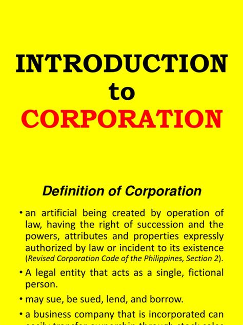 Corporation Example 的图像结果