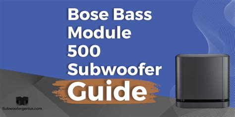 Image result for Bose Bass Module 500 Test