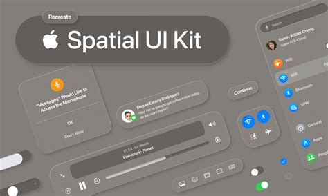 Apple Spatial UI Kit (Recreate) | Figma