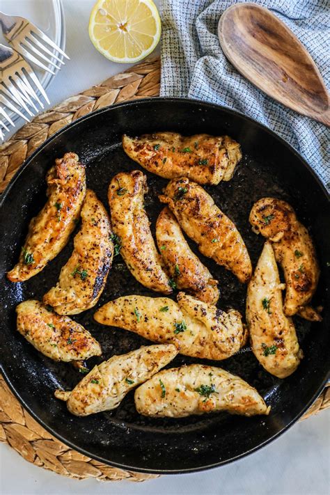 Lemon Pepper Chicken Tenders · Easy Family Recipes