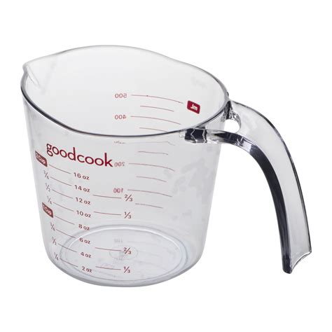 GoodCook 2-Cup (500 ml.) Plastic Liquid Measuring Cup, Clear - Walmart.com