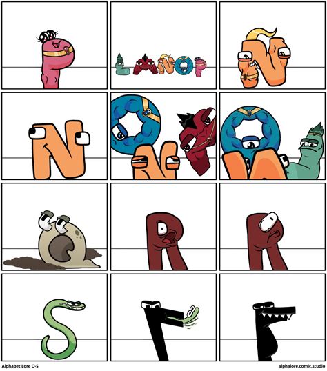 Alphabet Lore Q-S - Comic Studio