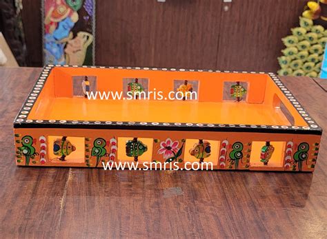 Serving Tray Medium sheesham wood serveware dinnerware table decor – Smris