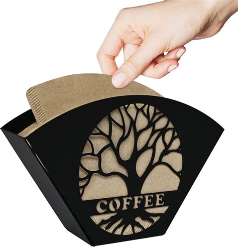 Amazon.com: Stylish Coffee Filter Holder with Iron Fan Shape Evenly ...