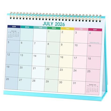 Desk Calendar 2026-2027 - JUL 2026 - DEC 2027, Calendar 2026-2027, 9.8 ...