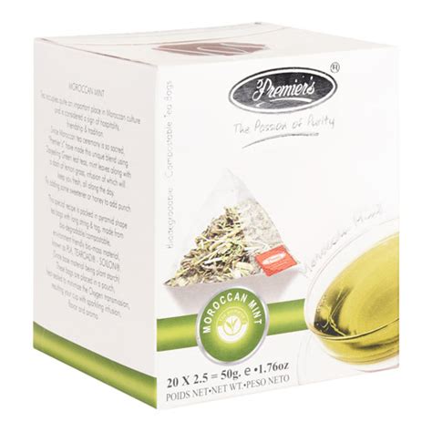 Moroccan Mint Tea Infusion in Biodegradable Tea Bags | Teamoods India