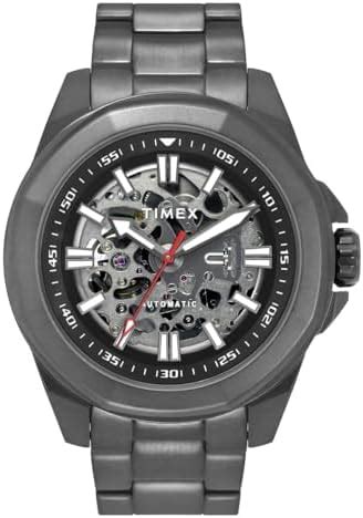 Titan Nexus Skeletal Automatic Analog with Gun Dial Gun Stainless Steel ...