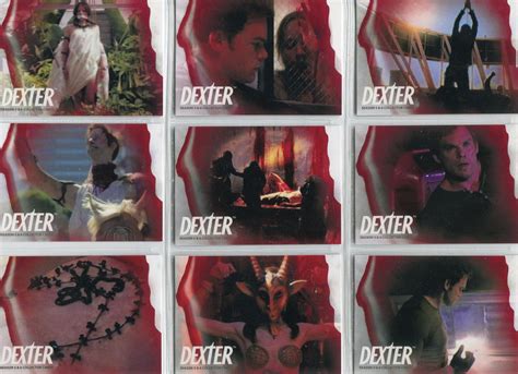 Dexter Season 5 & 6 Doomsday Killer Complete 9 Card Chase Set DD1 to ...