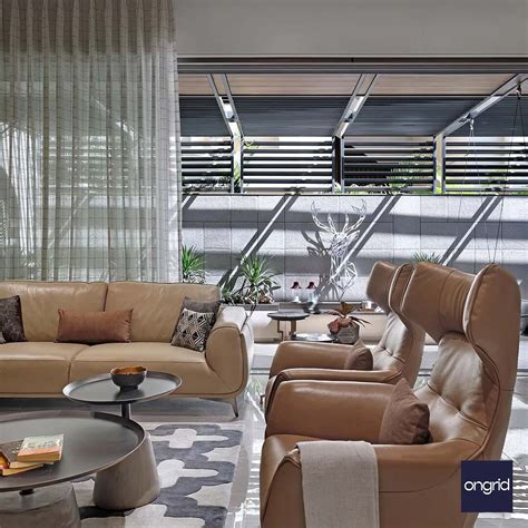 14x15 Contemporary Living Room with Modern Furnitures – Ongrid Design