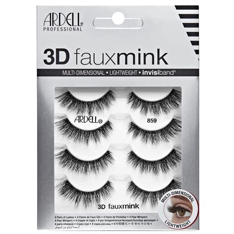 Buy Ardell 3D Faux Mink 859 False Eyelash for Women, Fun, Fresh & Light ...