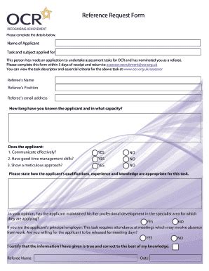 Reference Request Form (PDF, 386KB) - OCR - Ocr Org - Fill and Sign ...