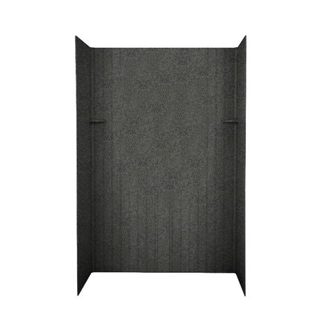 Swanstone Indian Grass Solid Surface Shower Wall Surround Side and Back ...